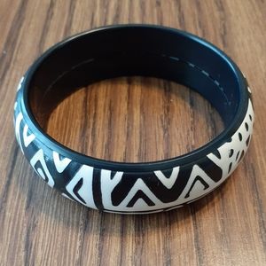 Black and White Bangle
